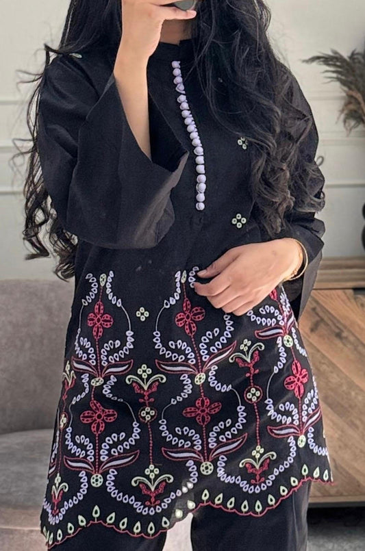 Ember embroidered Co Ord Set