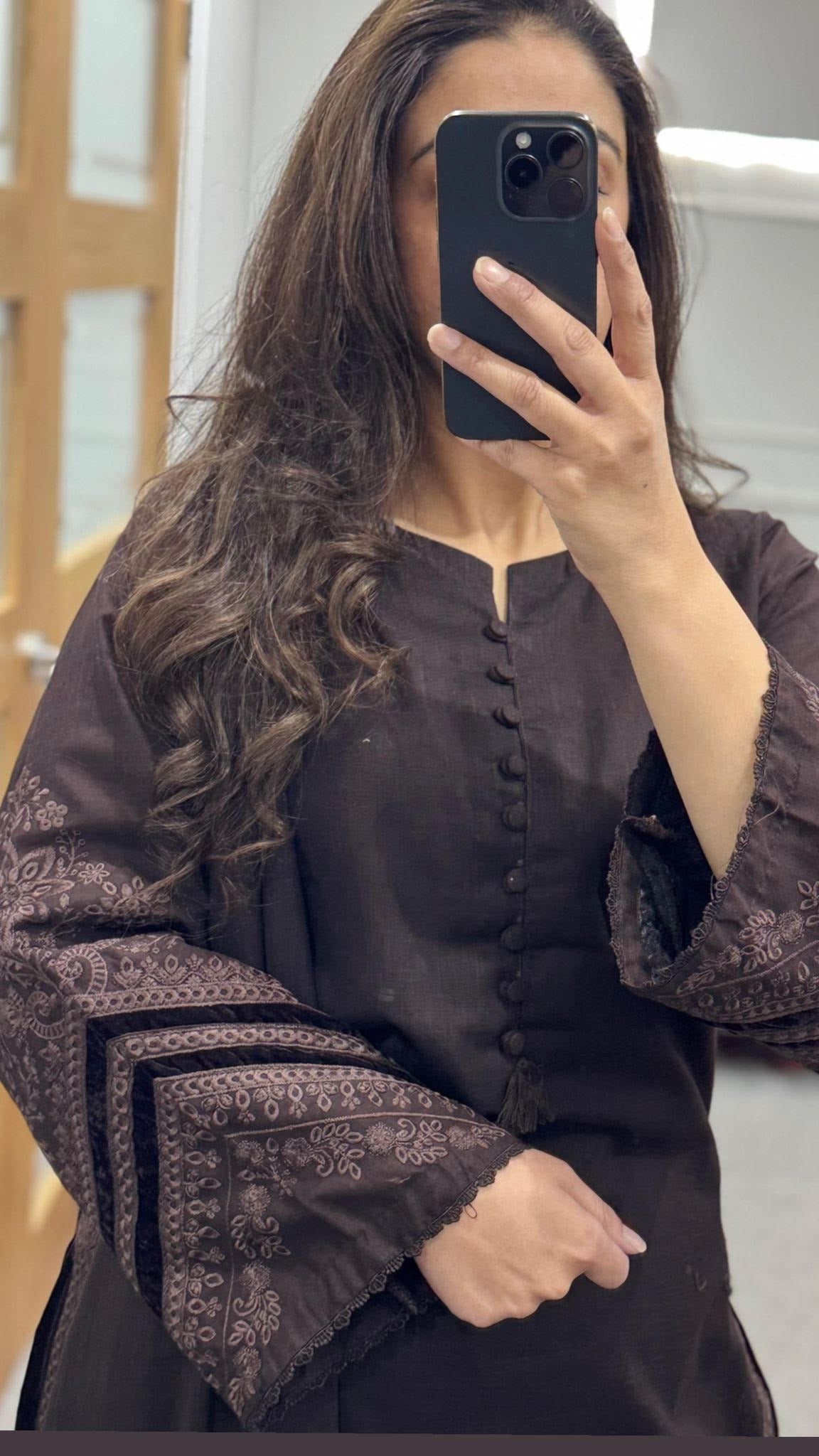 SADABAHAR Merlot Suit