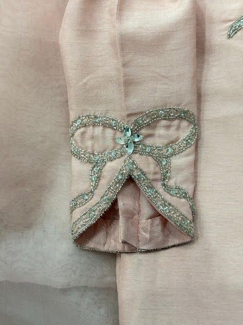 Parizaad Farshi Shalwar 3pc Pure Raw silk