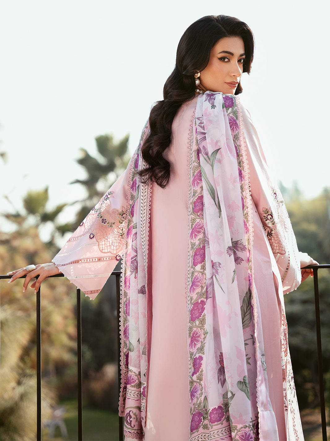 Bin Ilyas Pink 313 - B | 3 PC Lawn