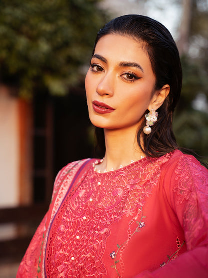 Bin Ilyas Red 314 - A | 3 PC Lawn