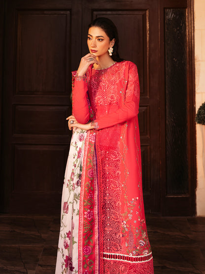 Bin Ilyas Red 314 - A | 3 PC Lawn