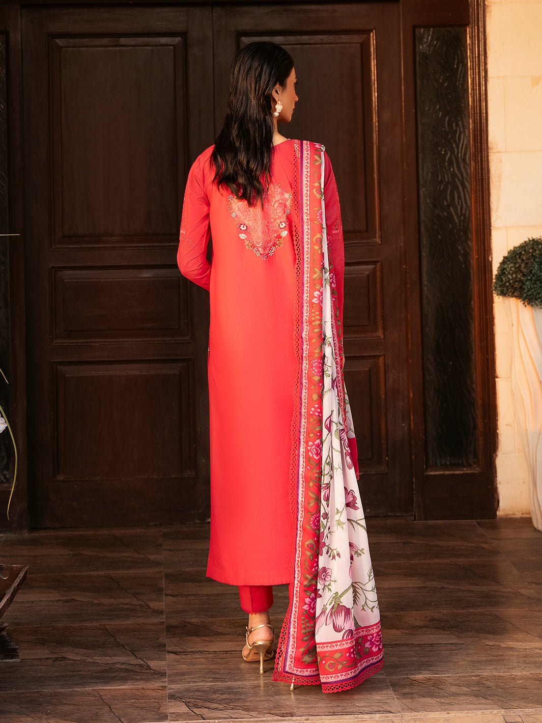 Bin Ilyas Red 314 - A | 3 PC Lawn