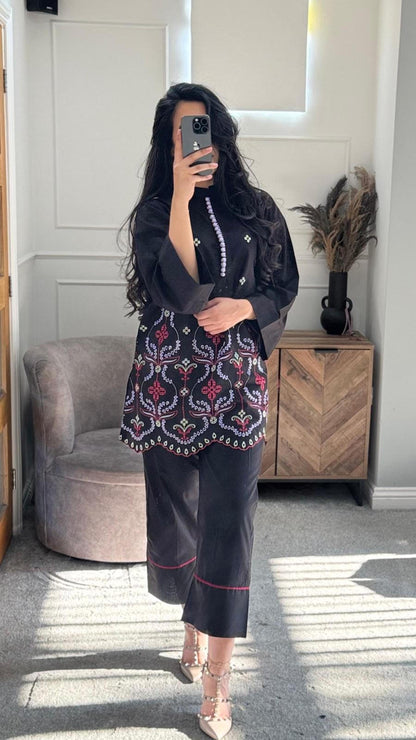 Ember embroidered Co Ord Set