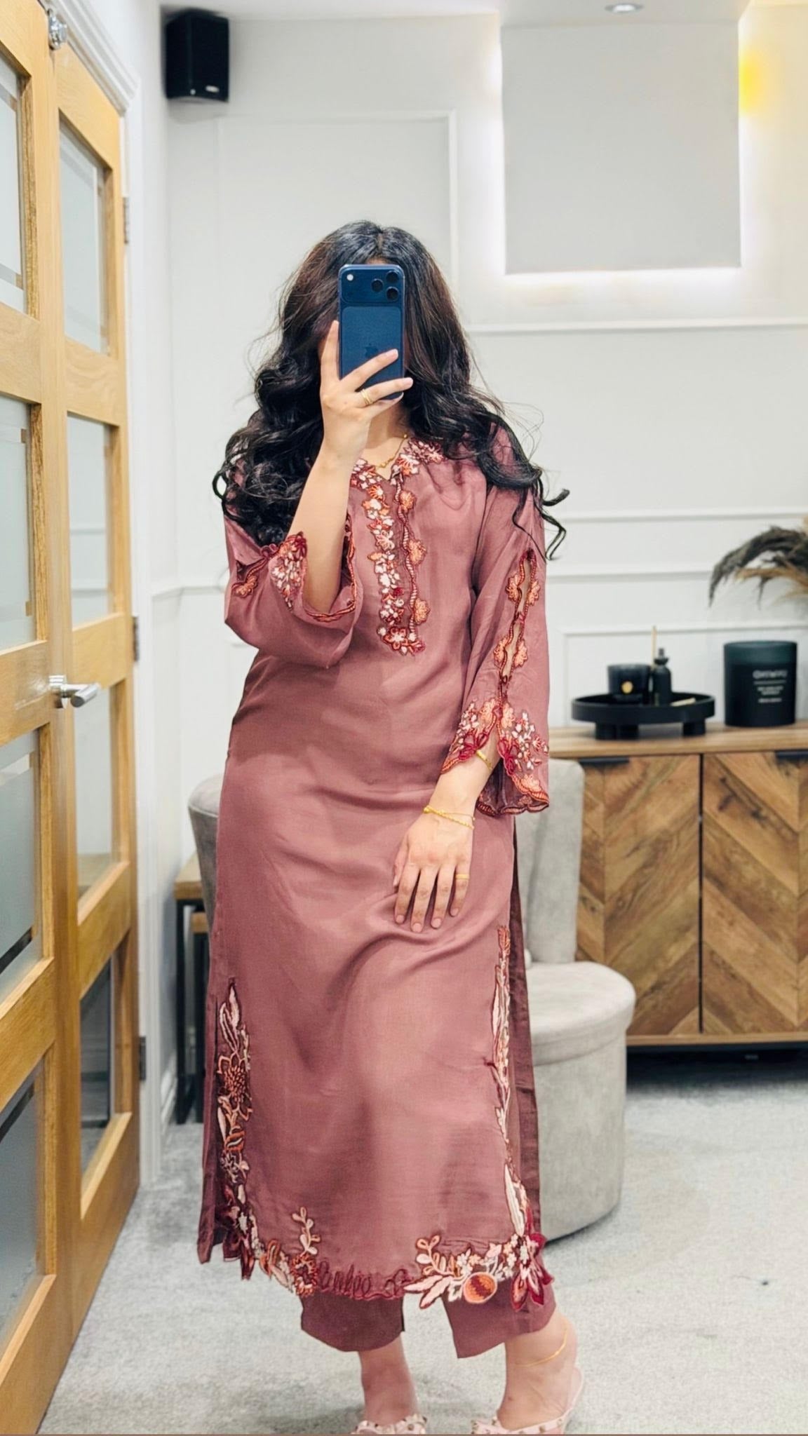 Dusty Rose Kaftan