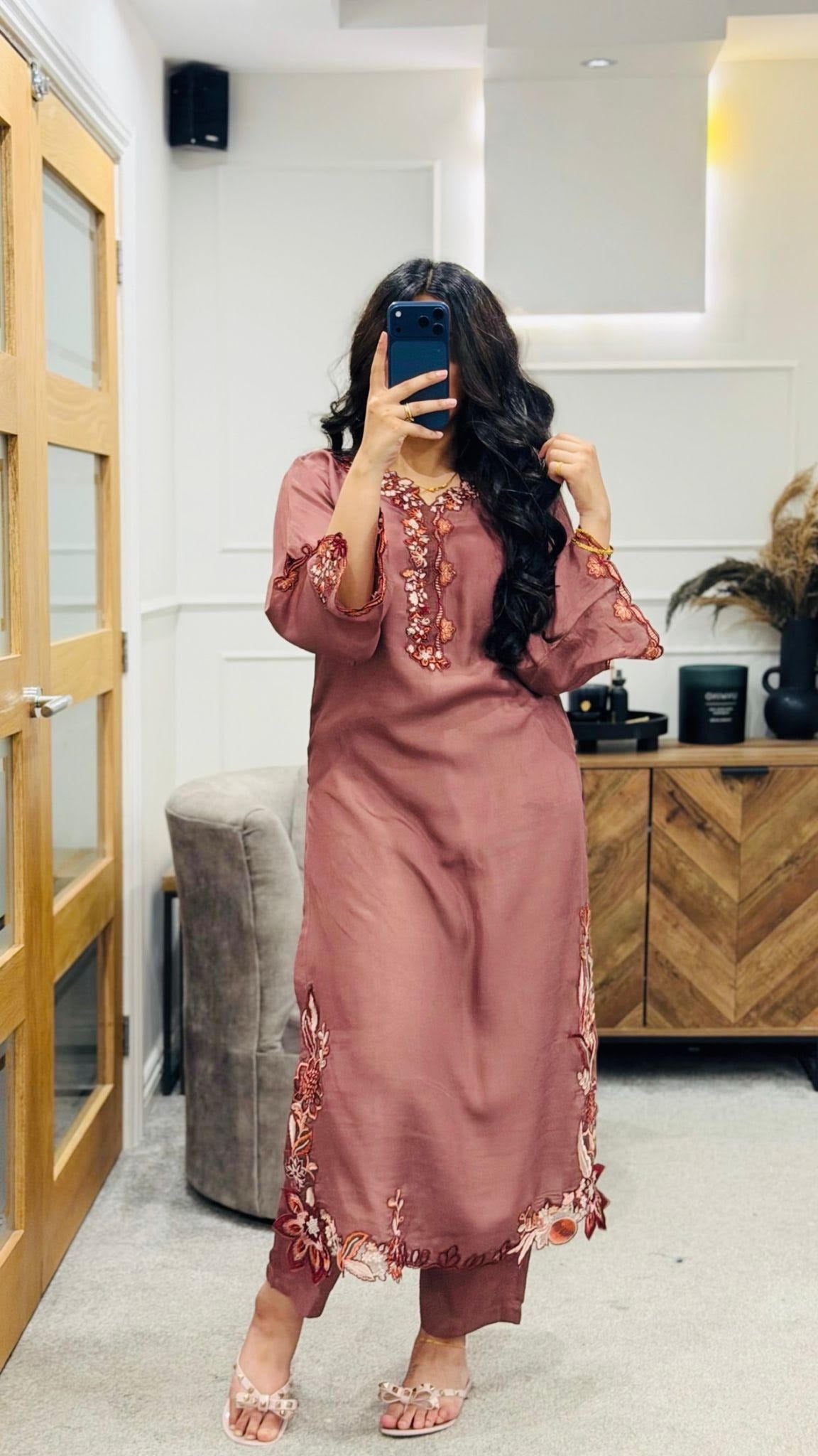 Dusty Rose Kaftan