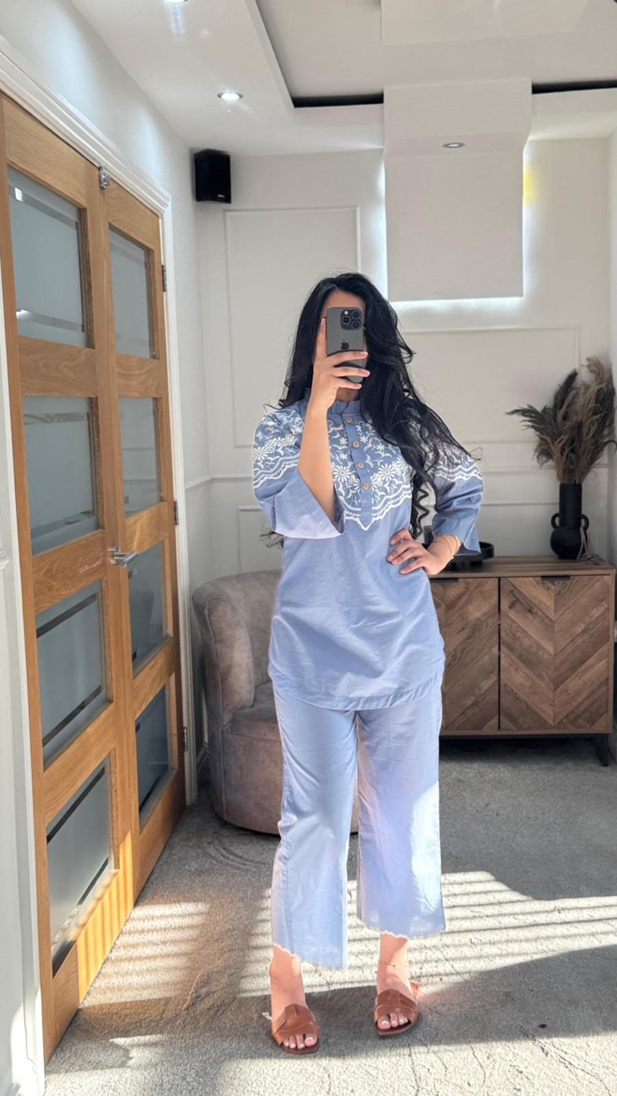 Syra embroidered Co Ord Set