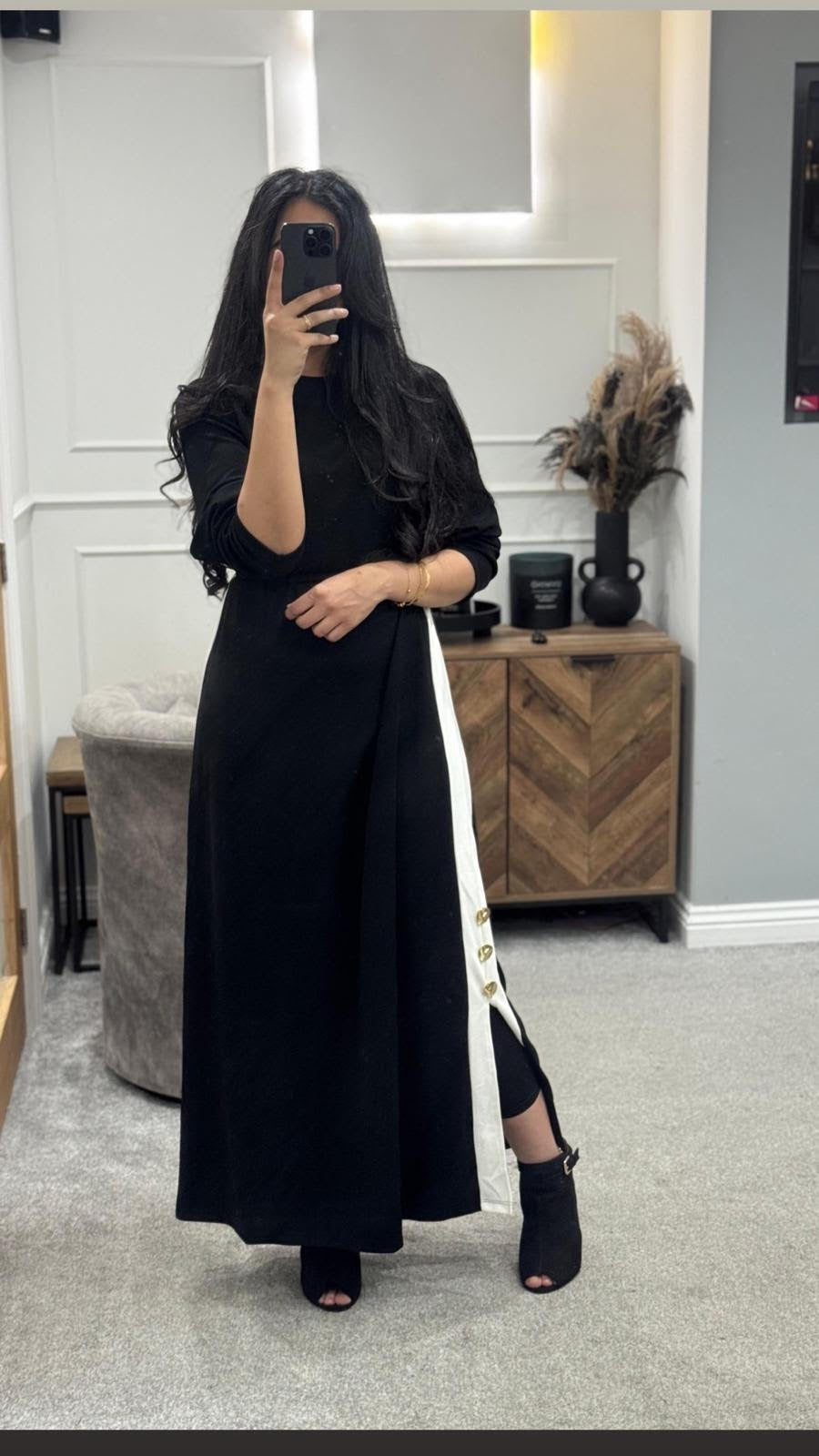 Sleek Stride Scuba Dress