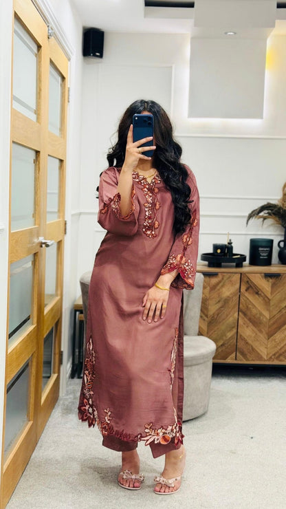 Dusty Rose Kaftan