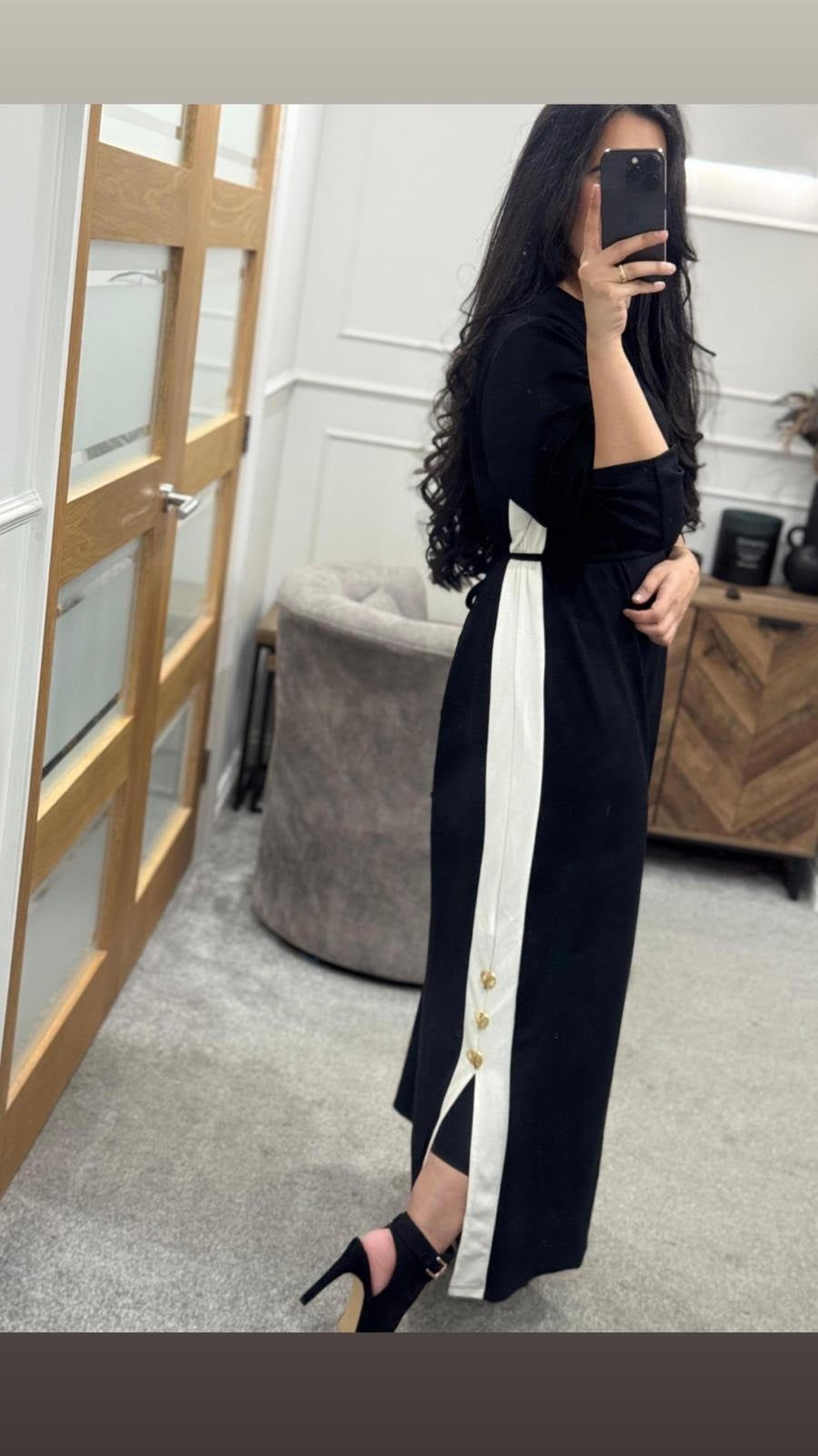 Sleek Stride Scuba Dress