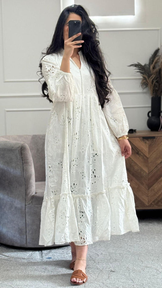 White Tawakkal Dress