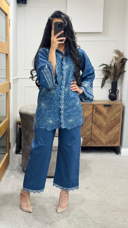 Civra embroidered co-ord set